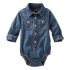 2-pocket denim bodysuit