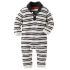 Hooded cable-knit coveralls